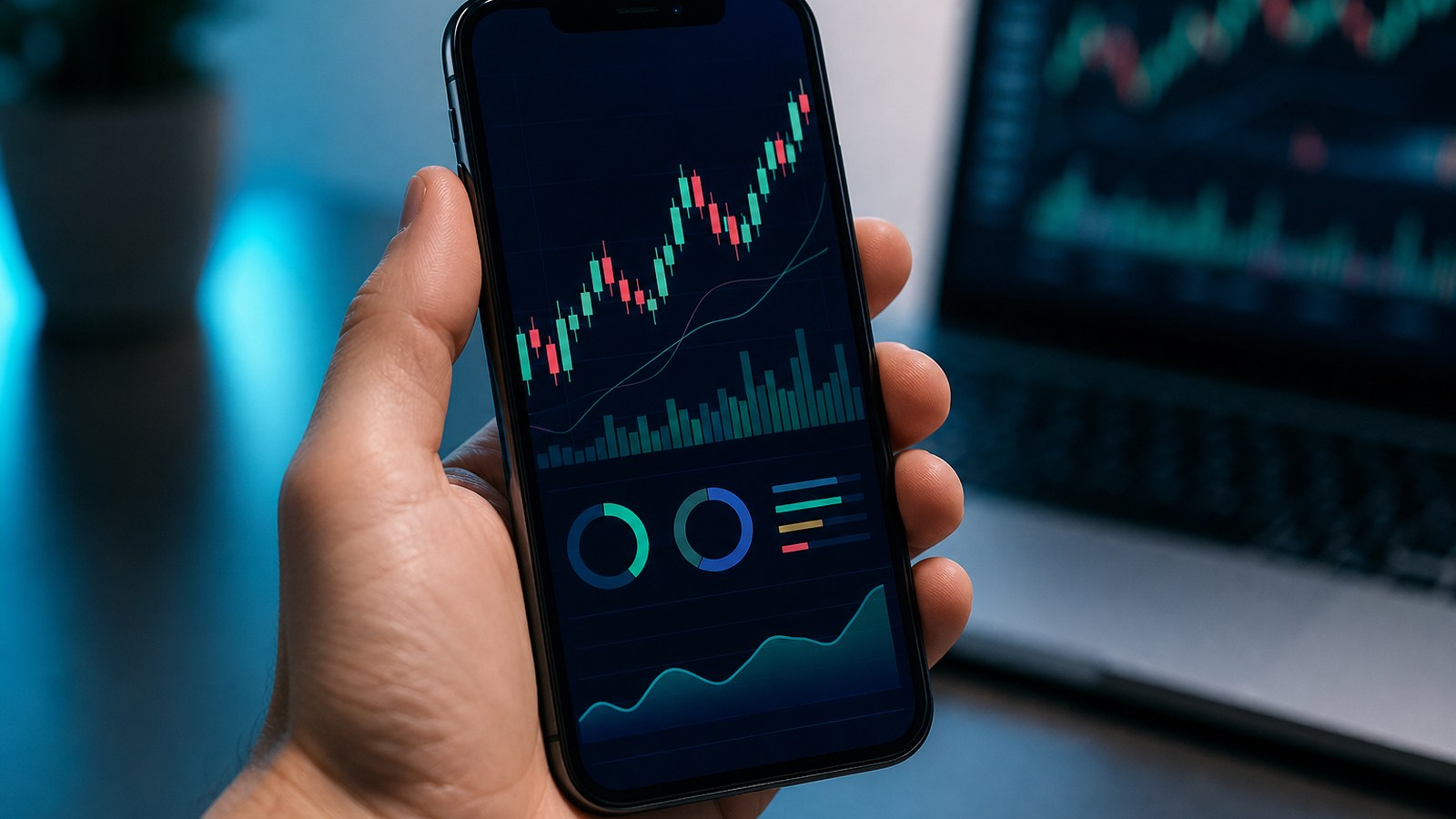 MT5 APP 统计对比界面示意